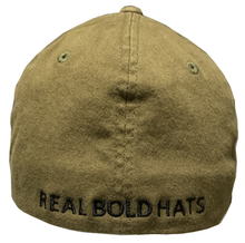 Load image into Gallery viewer, American Flag Stretch Fit Hat - Vintage Olive Drab