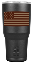 Load image into Gallery viewer, Desert Tan American Flag Tumbler w/Real Bold Hats Logo
