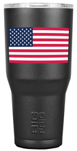 Load image into Gallery viewer, American Flag Tumbler w/Real Bold Hats Logo
